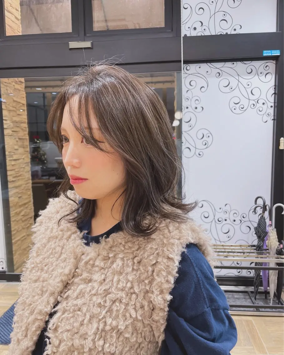 【白髪ぼかしにも人気♪ 】３Dハイライト＋全体カラー＋補修トリートメント[名古屋/中川中島]の写真