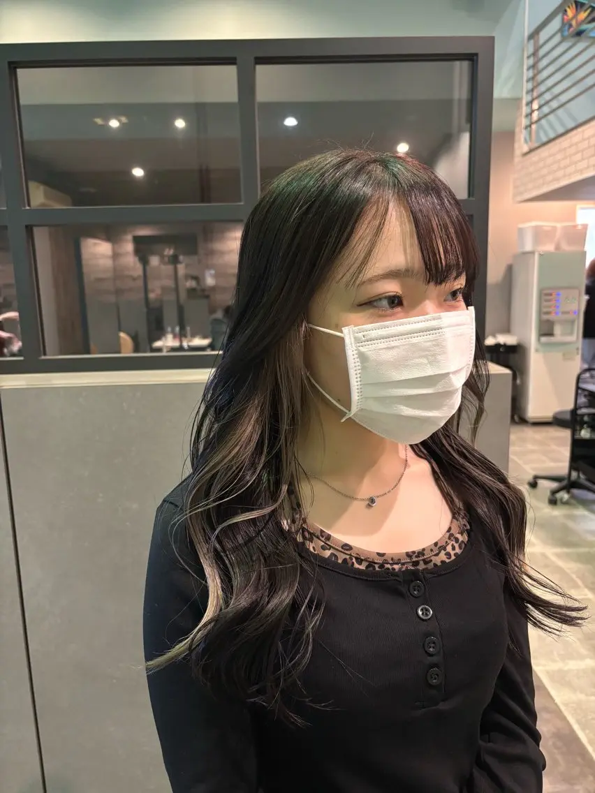 ロング カラー ベージュカラー イヤリングカラー ヘアカラー 古田 穂香/似合わせカラーのヘアスタイル