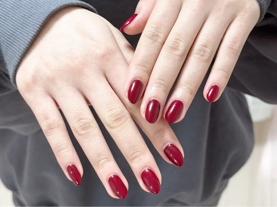 ネイル ワンカラーネイル 🎀🎀YooLi Nail Salonのネイルデザイン