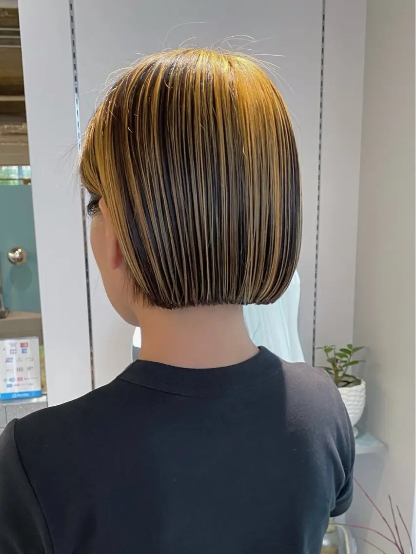ショート 髪質改善カラー cipre 唯舞のヘアスタイル