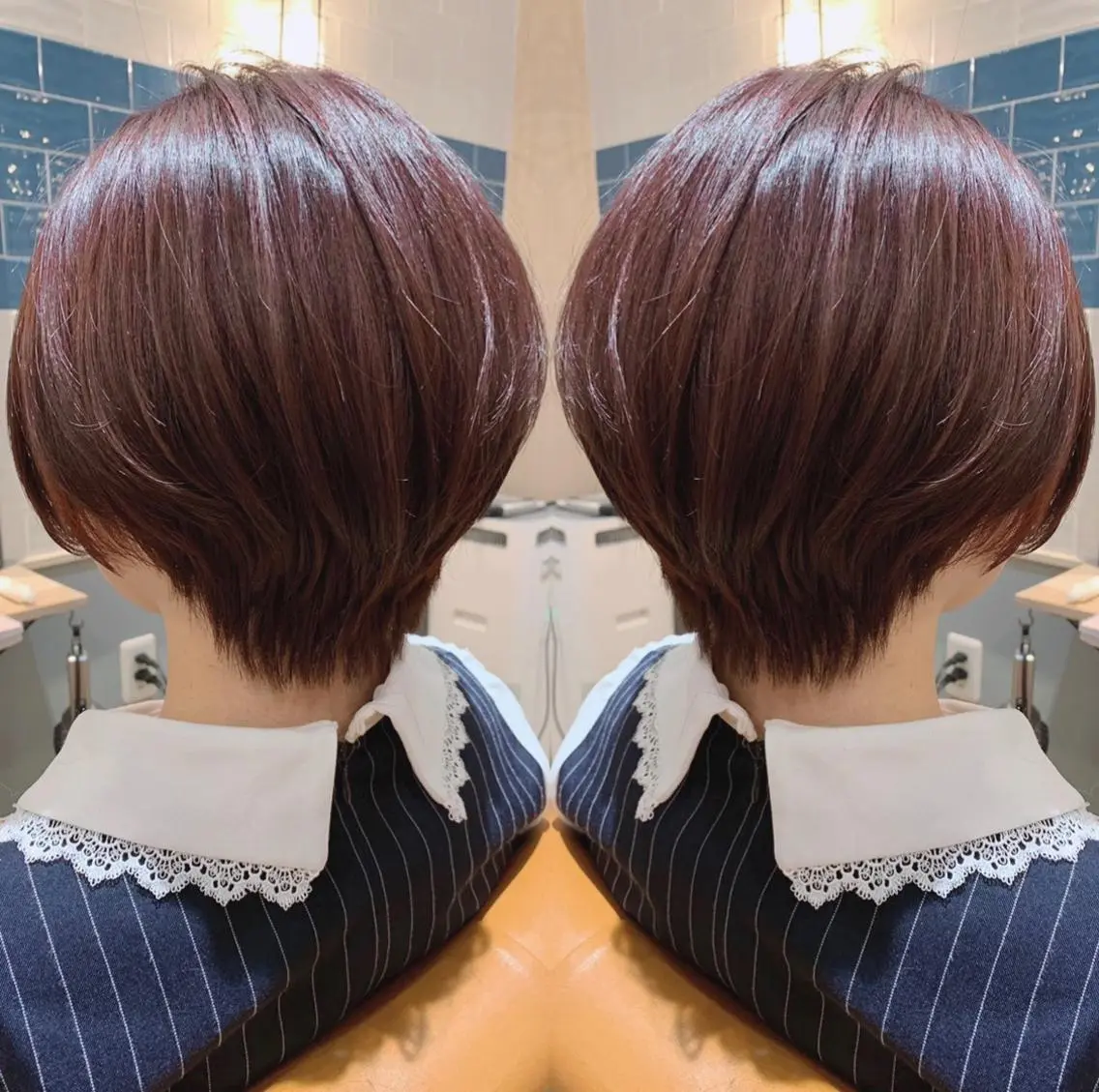 ショート カラー イルミナカラー ショートヘア 髪質改善特化 ミサワコウキのヘアスタイル