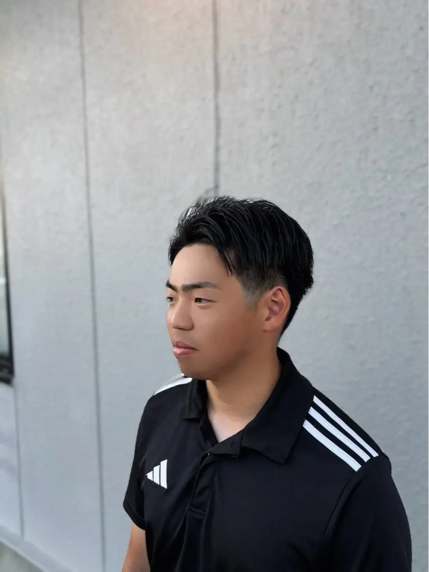 ショート メンズ there_ Issaのヘアスタイル