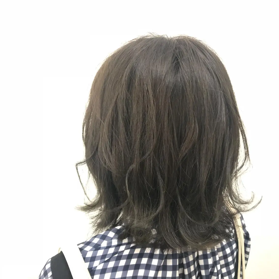 ミディアム カラー 切りっぱなしボブ 透明感カラー ボブ トリートメント Rayt hair レイトヘアーのヘアスタイル