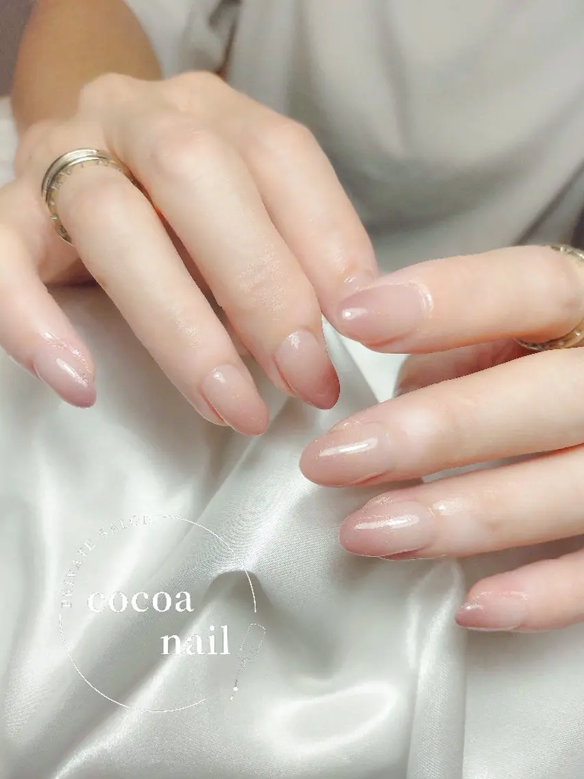 ネイル グラデーション ハンドネイル ハンドケア cocoa nail mayaのネイルデザイン