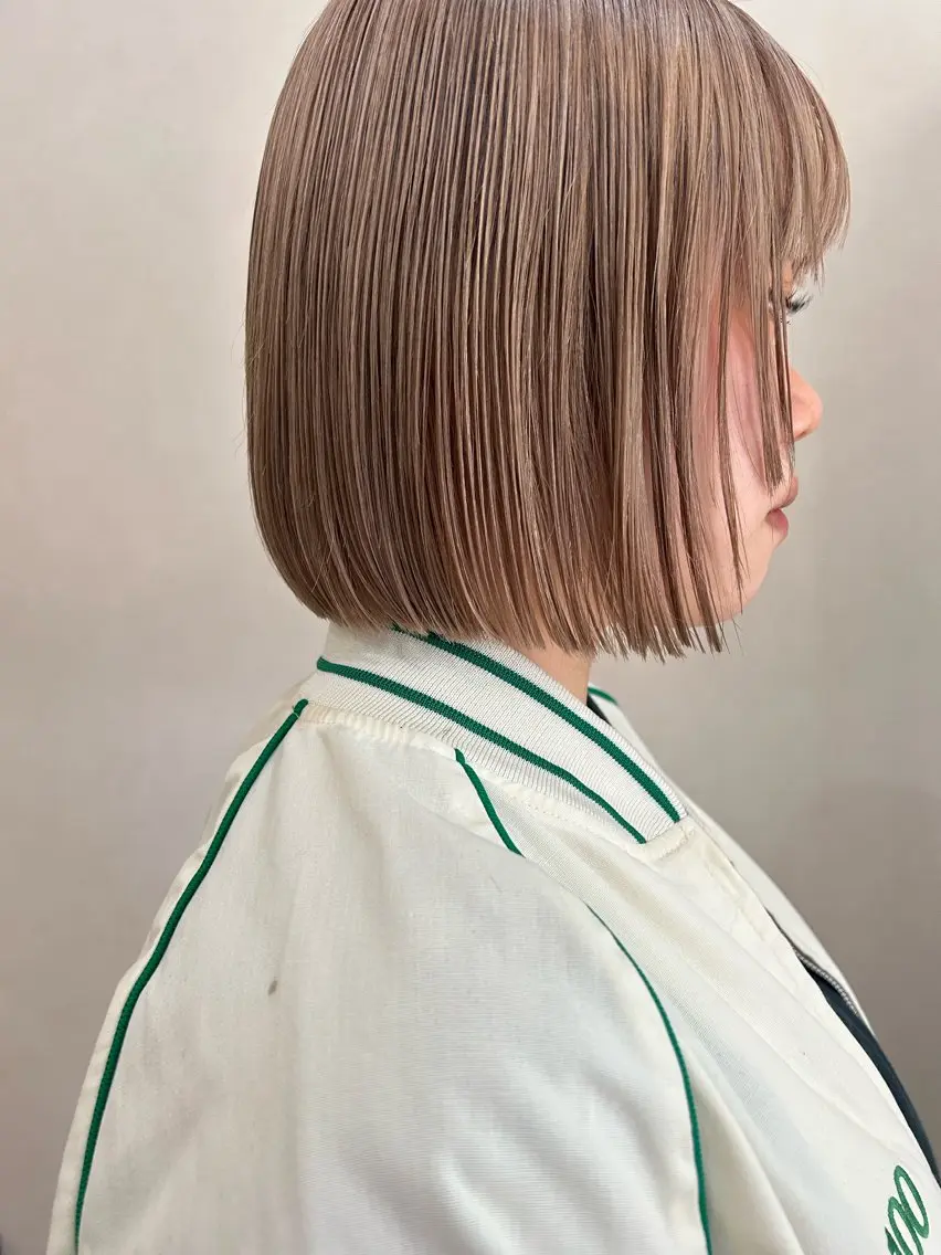 ショート カラー ボブ ボブ/透明感カラー 🧸YUI❤️のヘアスタイル