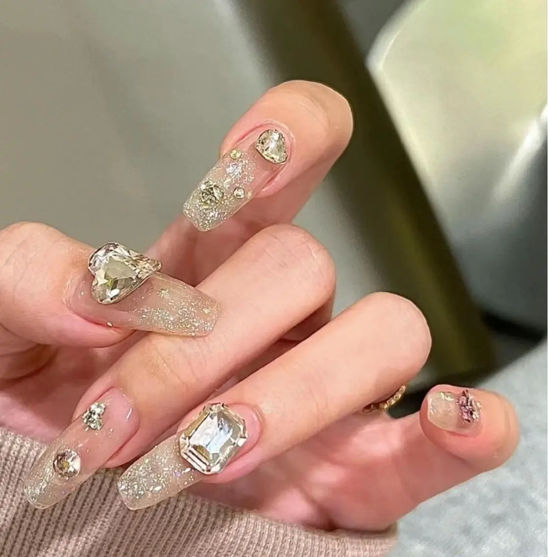 ネイル 長さ出し スカルプネイル GEM beautyのマツエク・マツパデザイン
