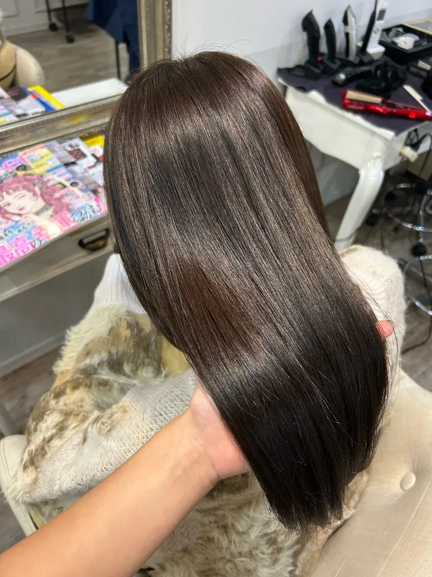 ロング カラー ヘアカラー roussy. renkaのヘアスタイル