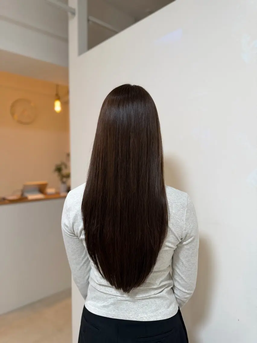 カラー カット ヘアカラー トリートメント ヘッドスパ 💇🏻‍♀️結/ 川崎美容師のヘアスタイル