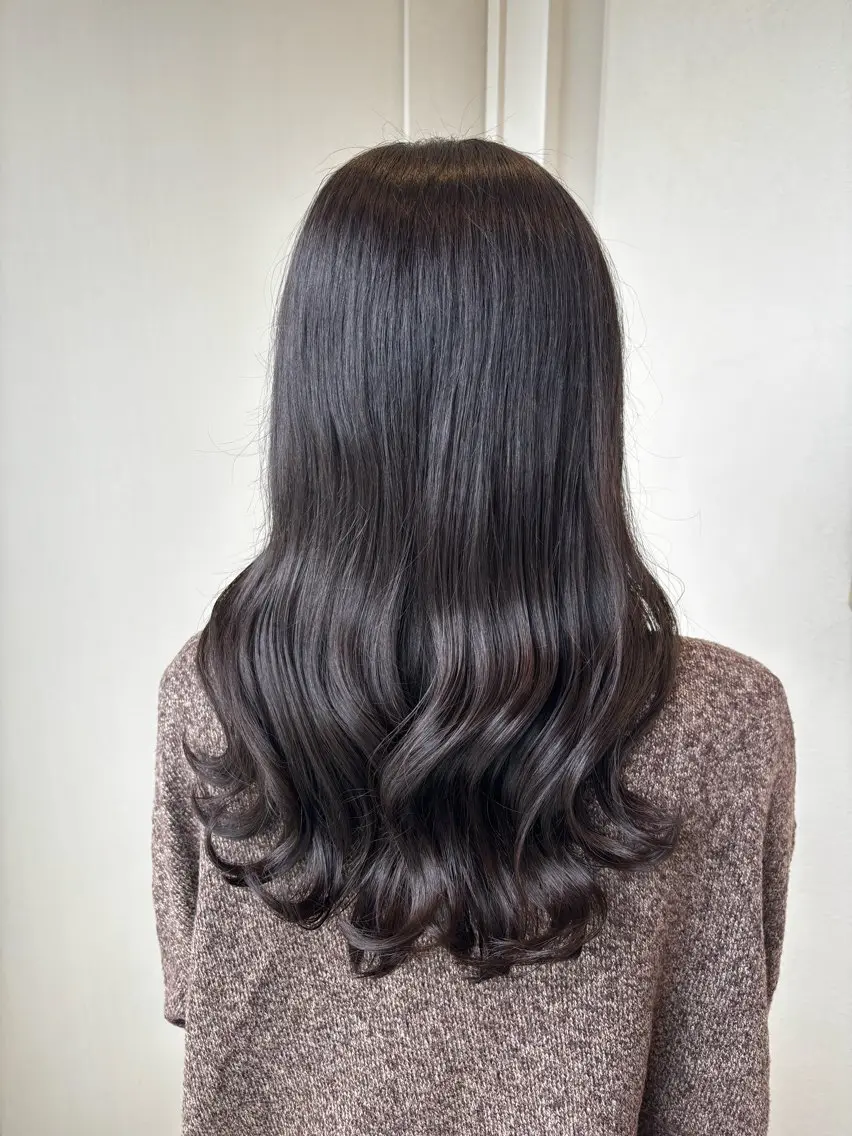 セミロング 米倉 柚葉のヘアスタイル