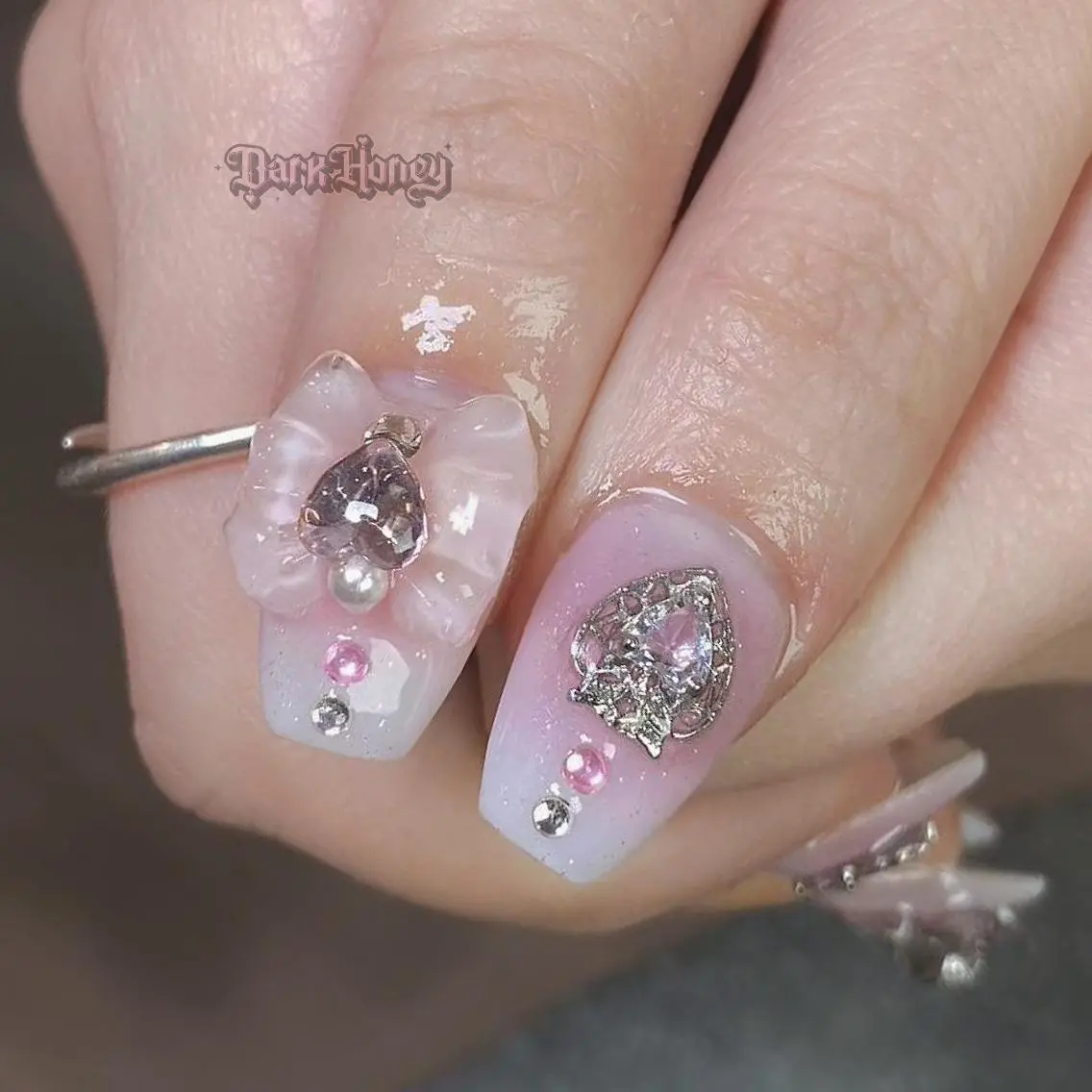 ネイル ハンドネイル Dark Honey karinのネイルデザイン