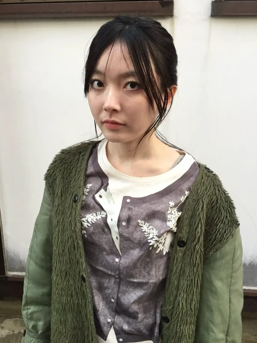 ロング ヘアアレンジ MISAKI 福岡美容室のヘアスタイル