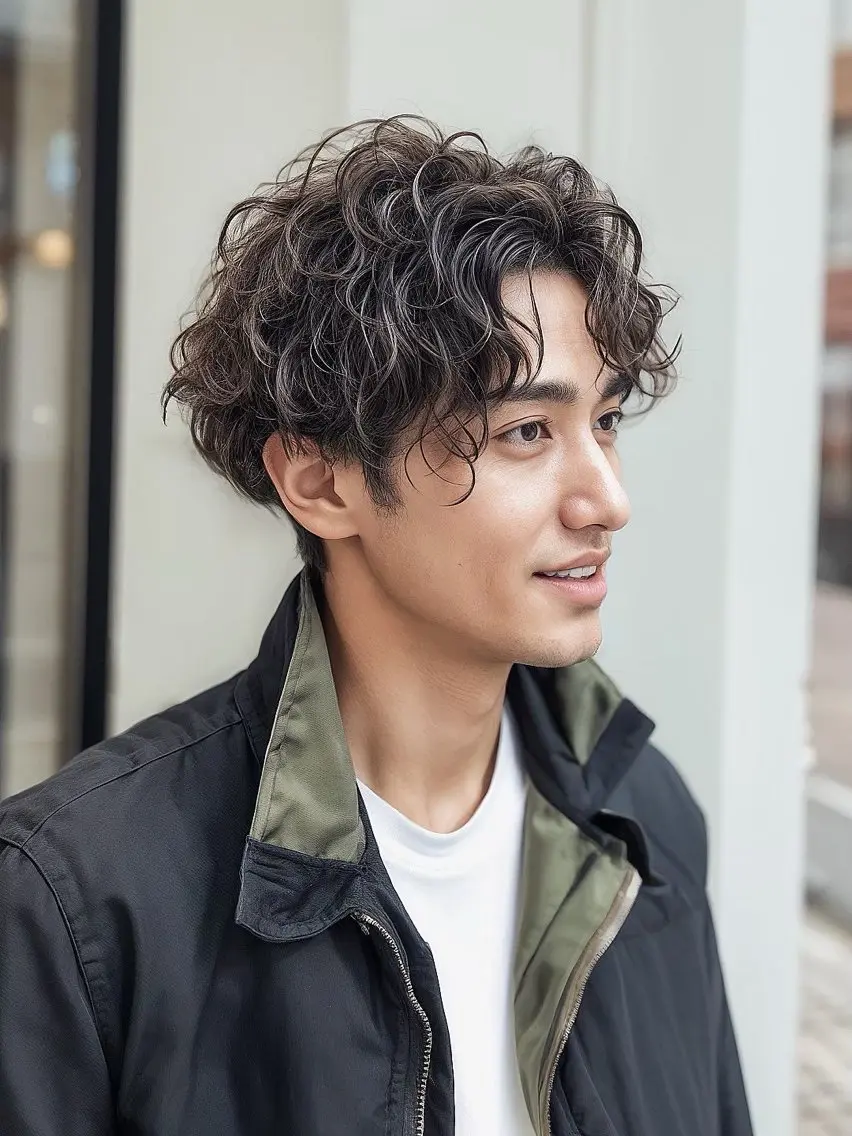 ロング パーマ メンズ 【メンズ特化美容師 】👑Yoshiyaのヘアスタイル