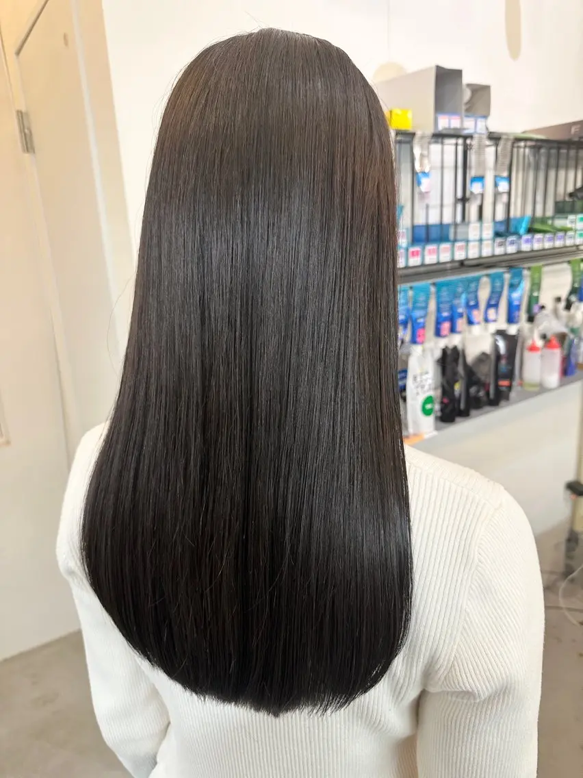 ロング カラー カット ヘアカラー トリートメント 髪質改善特化【荻窪】 RYOTOのヘアスタイル