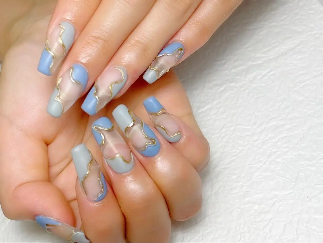 ネイル アートネイル ジェルネイル キラキラネイル 韓国ネイル ミラーネイル Y nail なんば堀江店のネイルデザイン