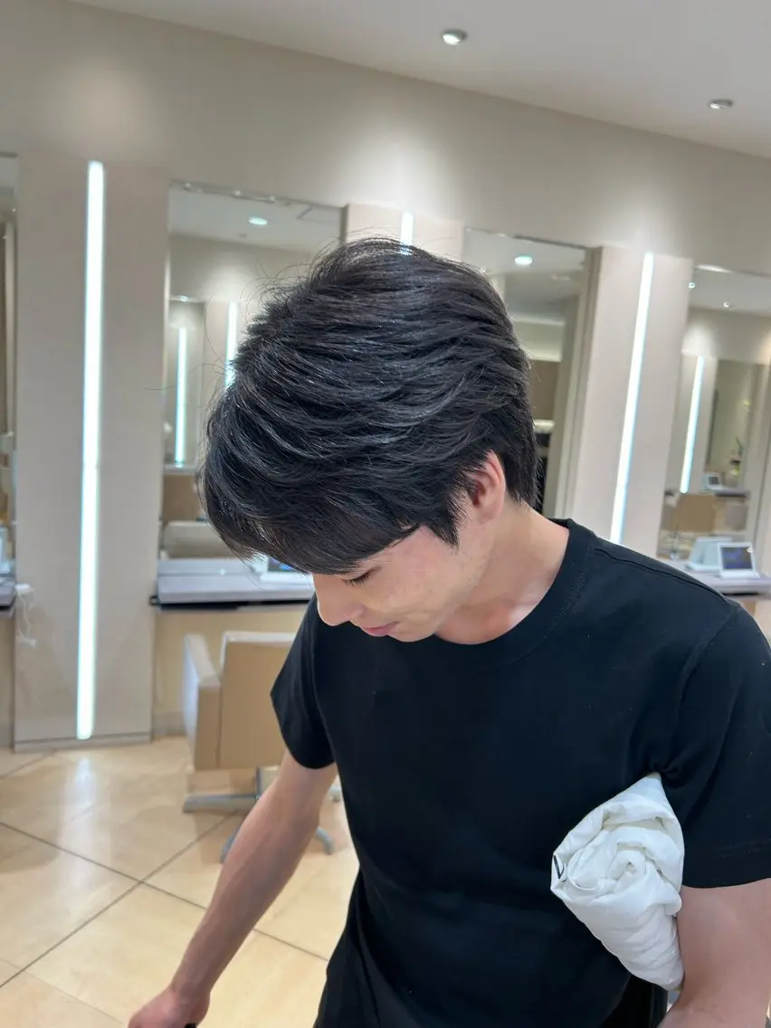 メンズ 三富 陽菜のヘアスタイル