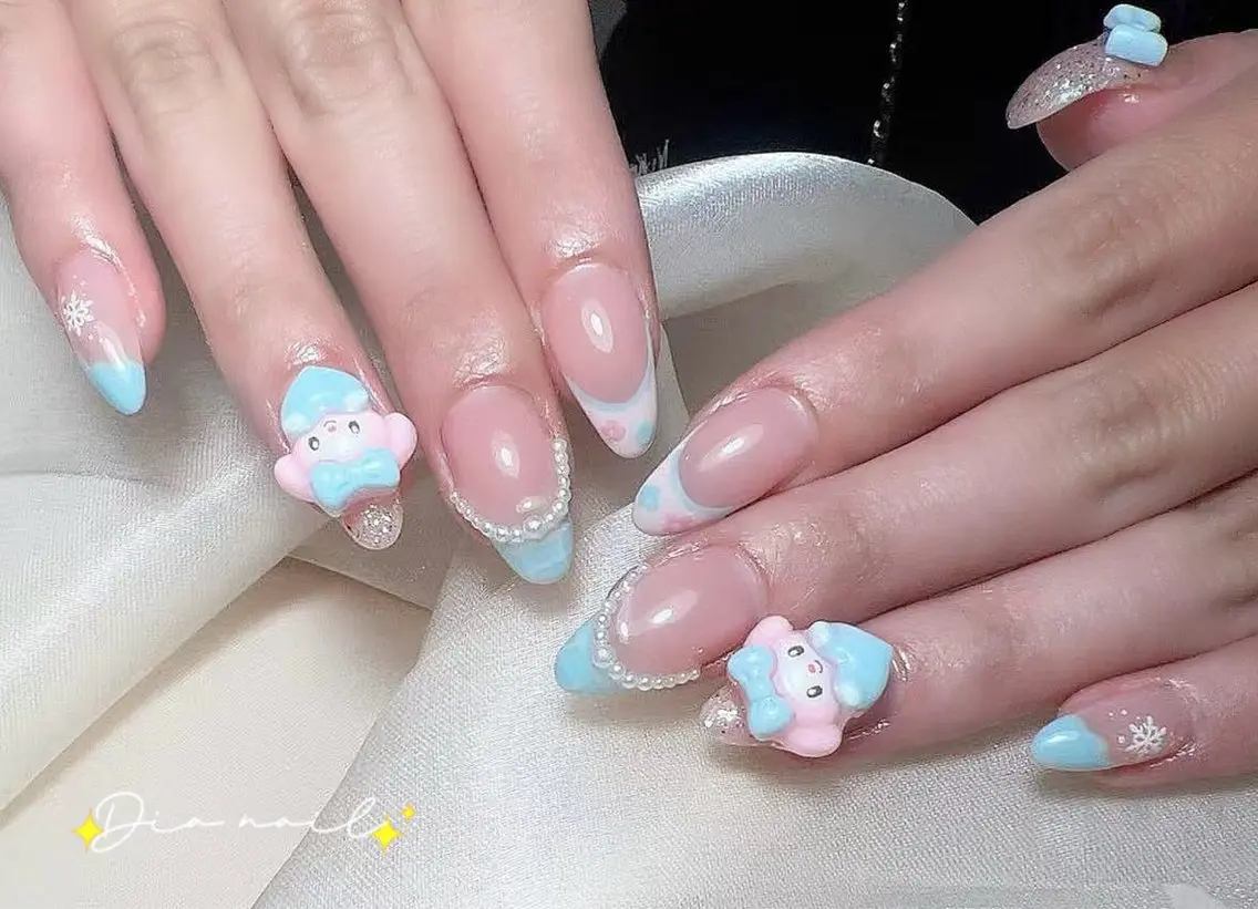 ネイル フットネイル 韓国ネイル レース マグネットネイル ニュアンスネイル ハンドネイル Dia nail サロンのネイルデザイン