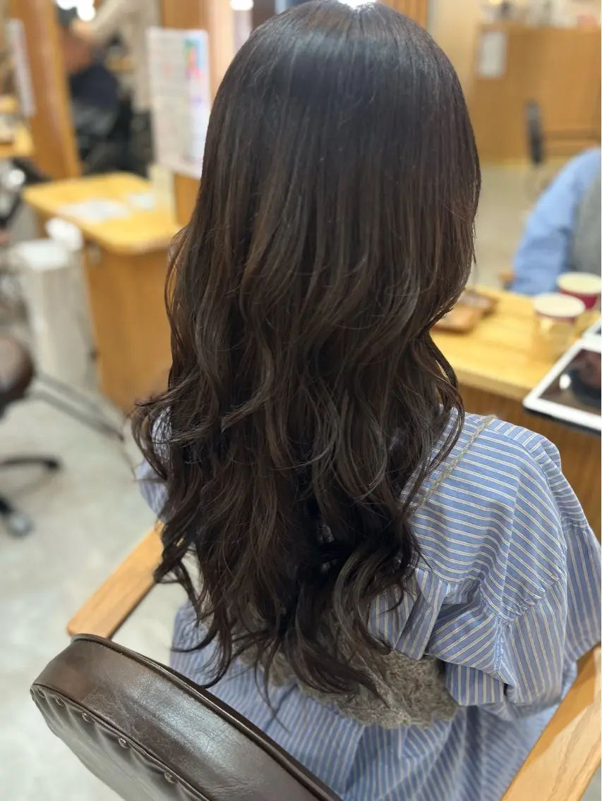 ロング カラー カット ヘアカラー トリートメント 🌸 ROPEさとみ🌸のヘアスタイル