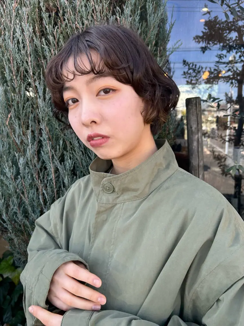 ショート 当日予約◎ボブ/ 縮毛矯正/まこのヘアスタイル
