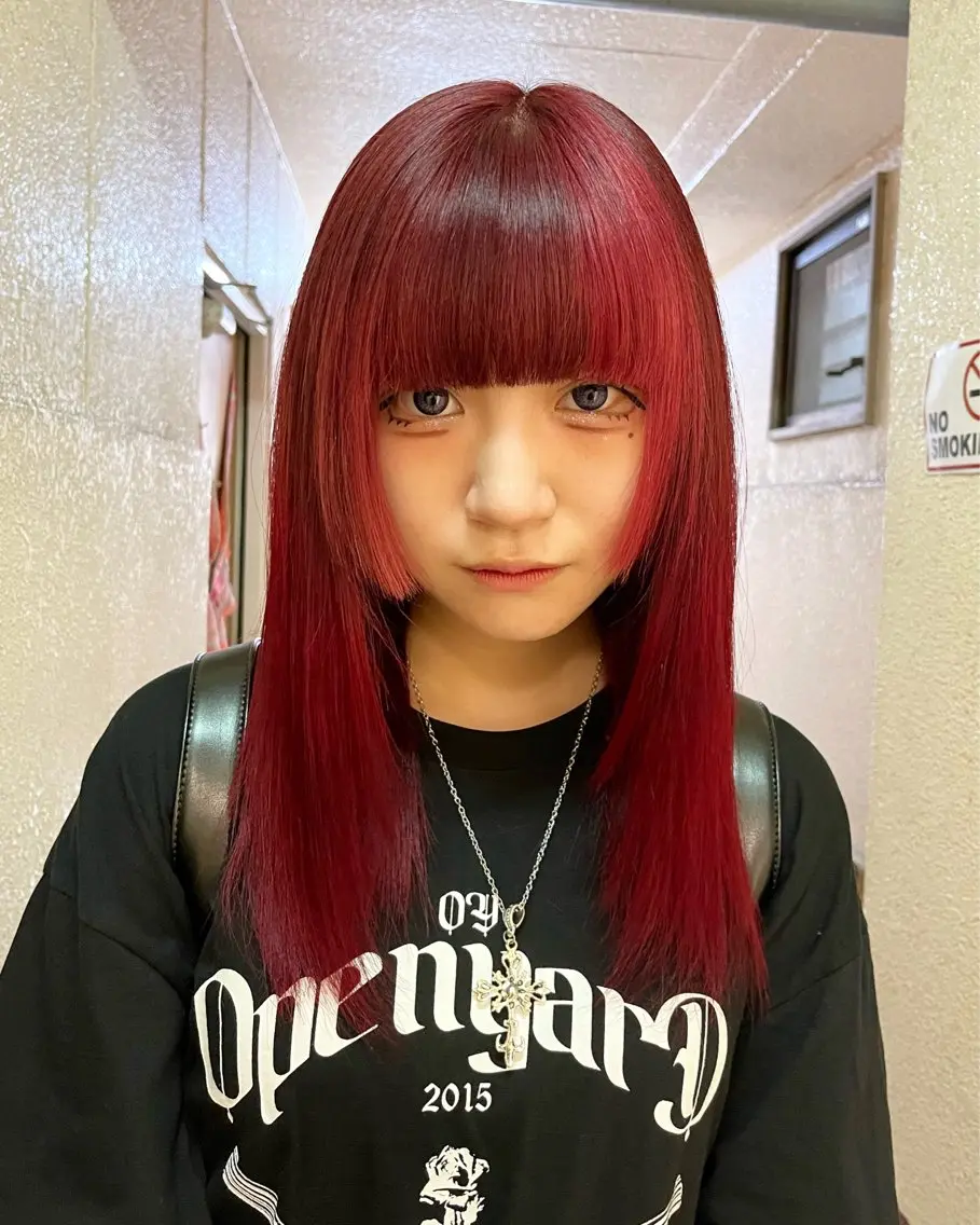 ミディアム カラー ミディアムパーマ バレイヤージュ ブリーチ ケアブリーチ ダブルカラー Koichi Satoのヘアスタイル