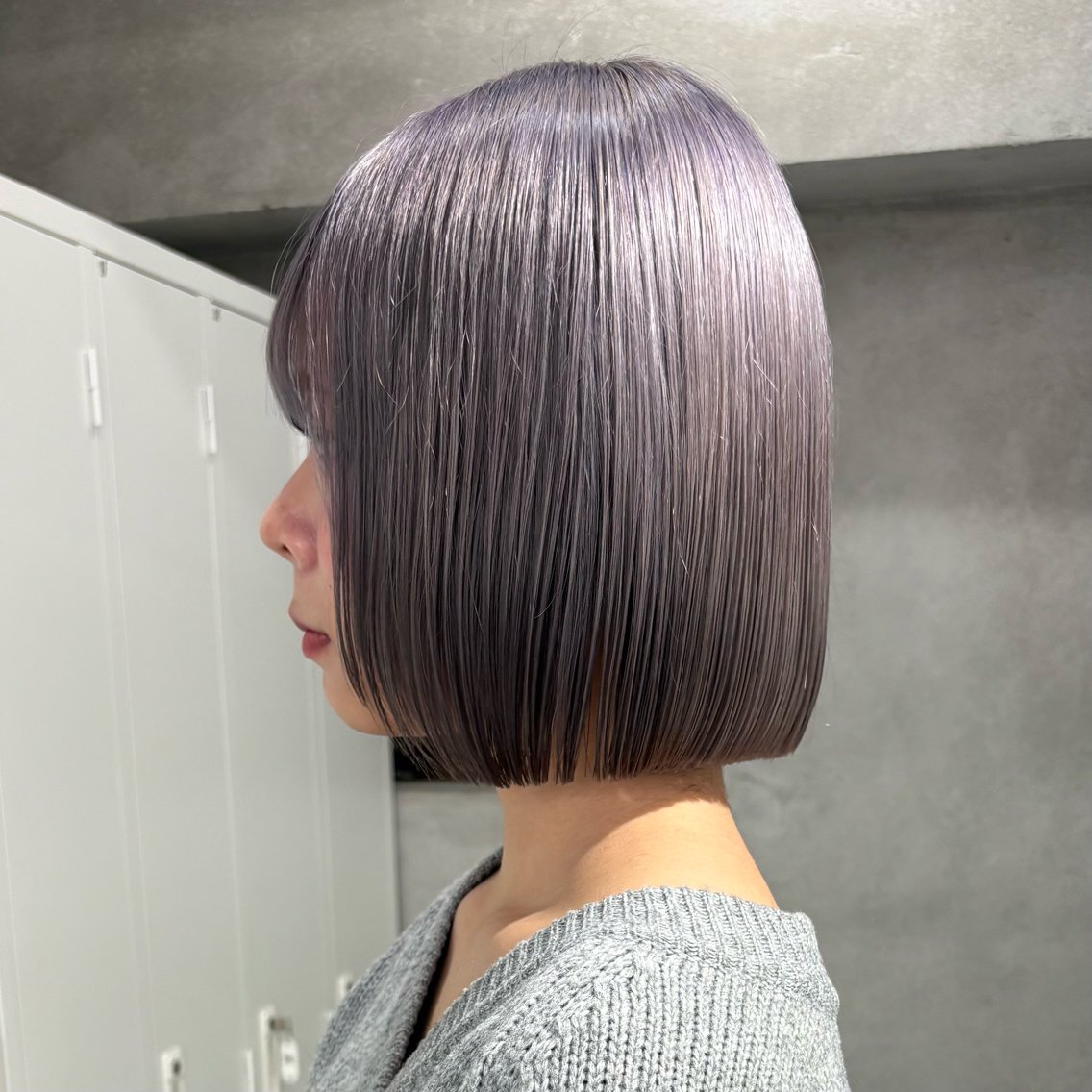ショート カラー ブリーチ シルバー カット ヘアカラー ボブ/ダブルカラー /AYUNA❤️のヘアスタイル