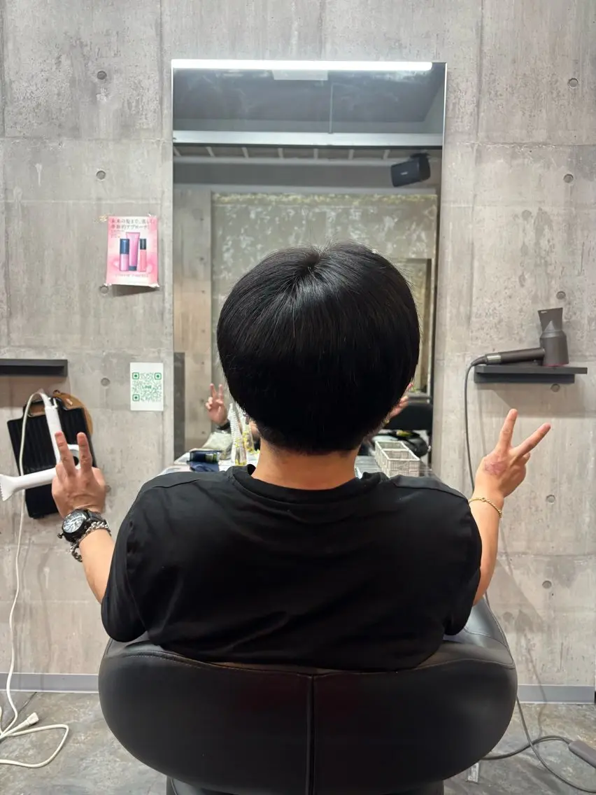 カラー メンズ メンズ就活ヘア 黒髪 町田 翔太のヘアスタイル