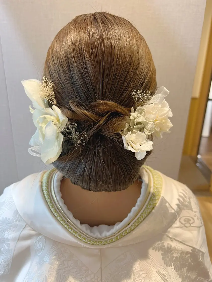 ヘアアレンジ ヘアセット 大人可愛いヘアメイク 💋🧚♀️しずかのヘアスタイル