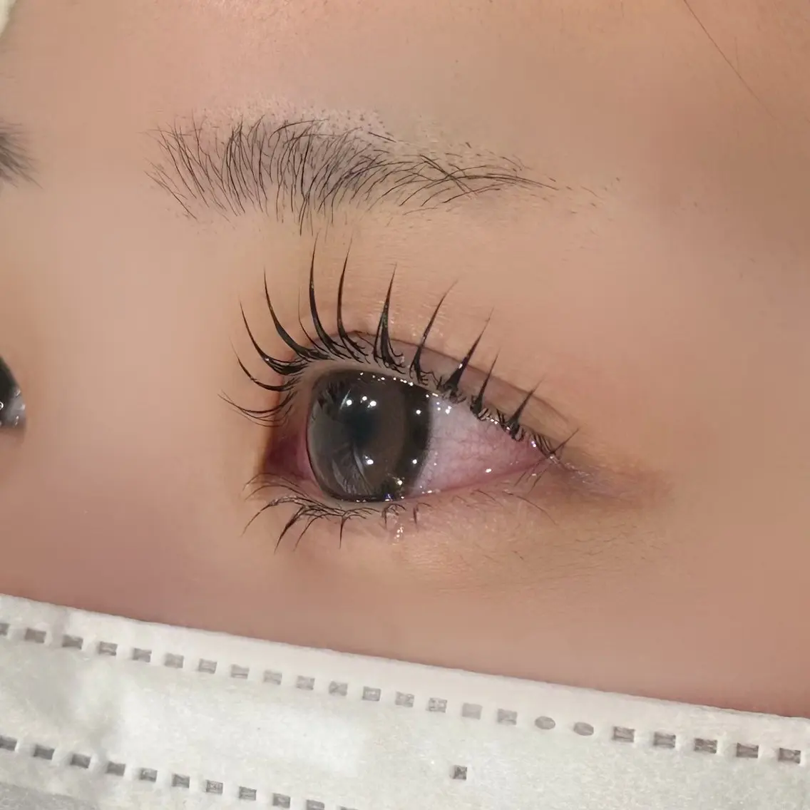 マツエク・マツパ Cカール Lカール パリジェンヌラッシュリフト 一重×まつ毛パーマ マツパ eyelash Zen　manakaのマツエク・マツパデザイン