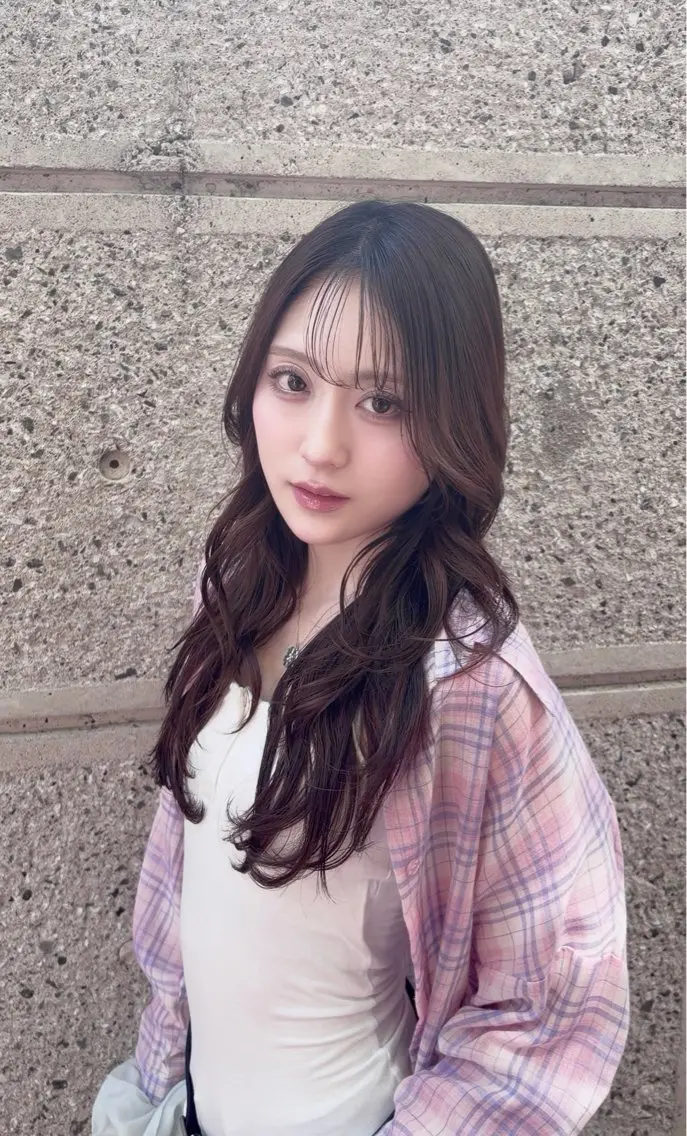ロング 爆モテ💘ハイトーン ×カラー🦄蓮華のヘアスタイル