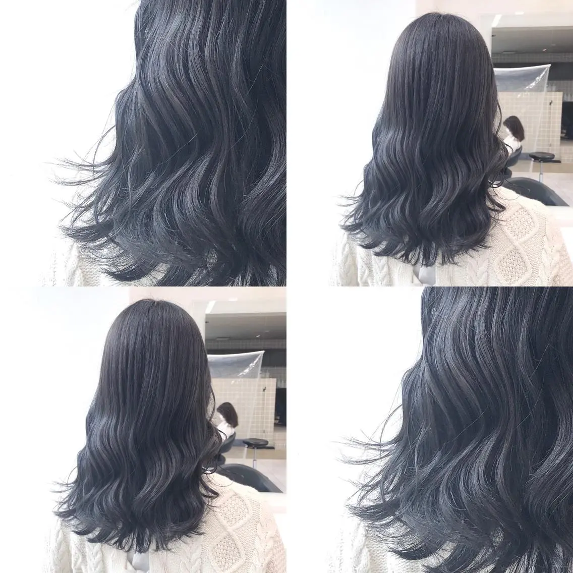 セミロング カラー パーマ ヘアアレンジ メンズ キッズ ネイル マツエク・マツパ 上品＆韓国風 🥀海心🥀のヘアスタイル
