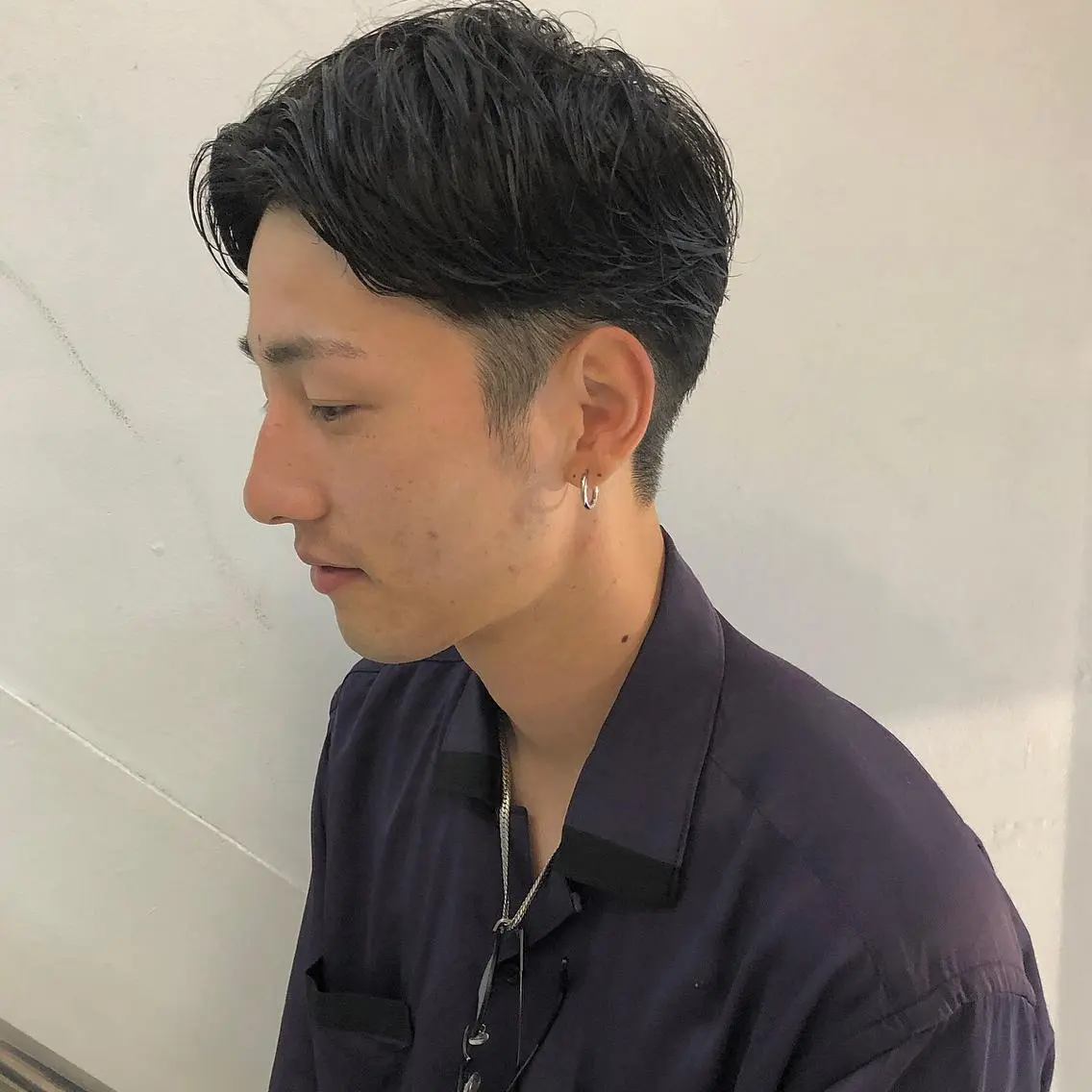 ショート メンズ CLUTCH天王寺 西藤遥河のヘアスタイル