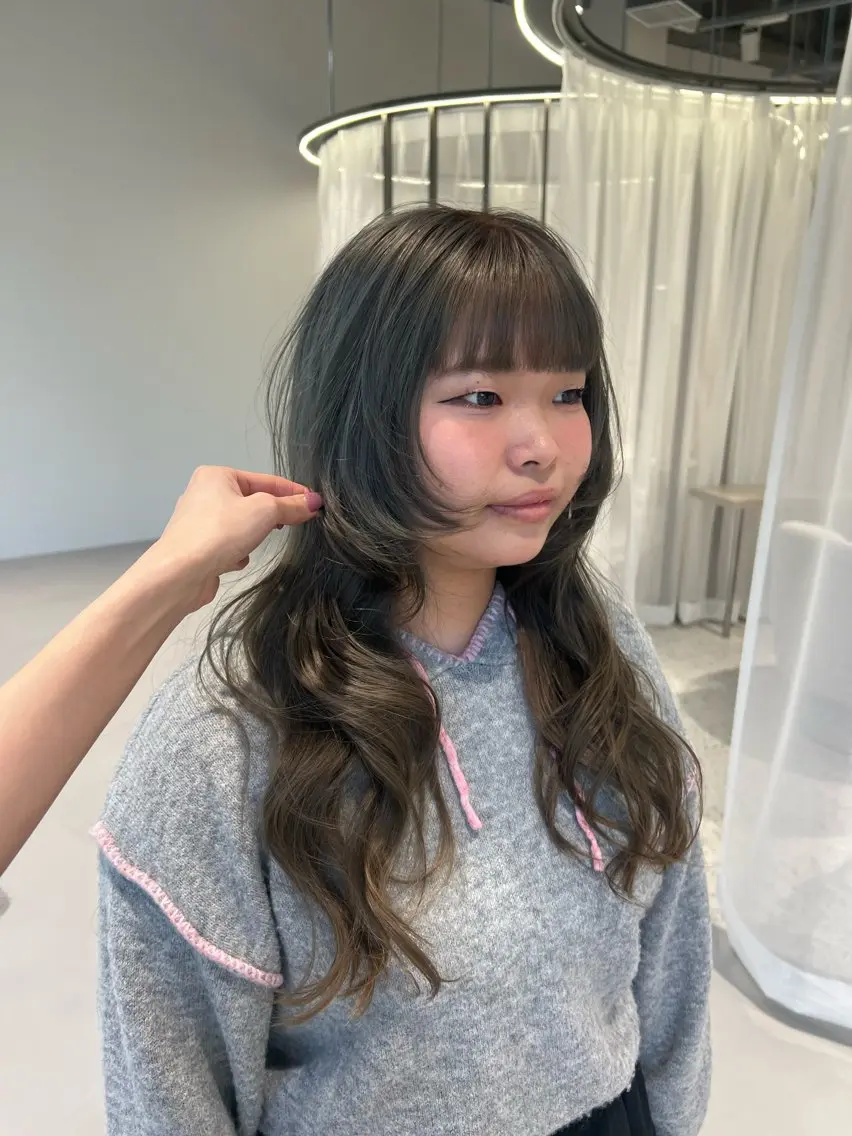 ロング カラー カット ヘアカラー 似合わせ/レイヤー 💟SAEのヘアスタイル