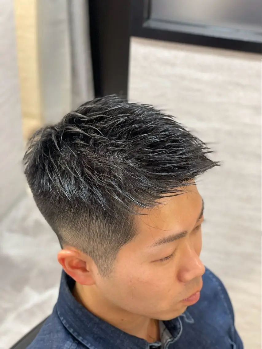 ショート メンズ 佐藤 瑛太のヘアスタイル