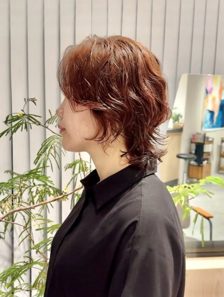 ミディアム くせ毛 縮毛矯正 SNSモニター募集！ くせ毛特化/大村のヘアスタイル
