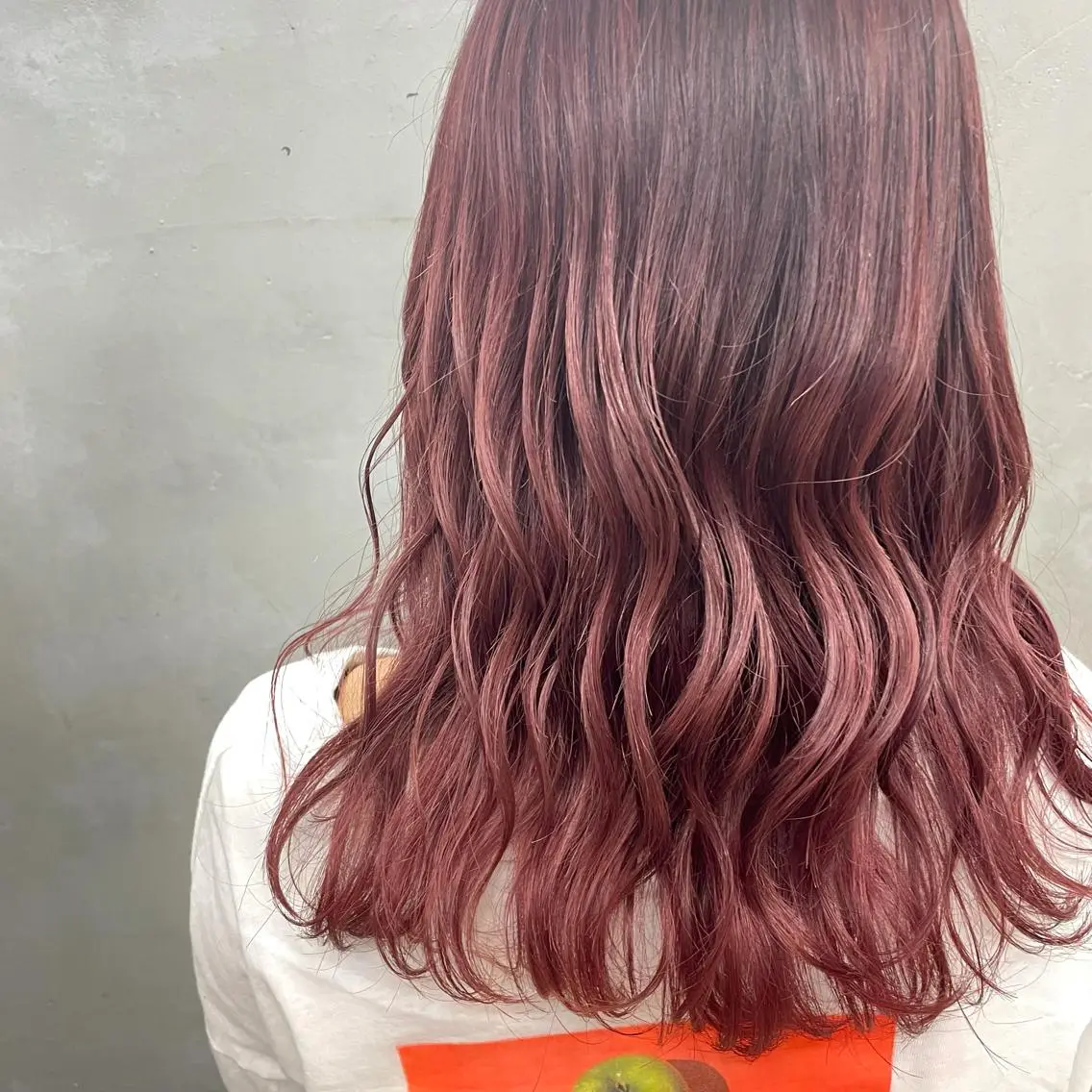 セミロング カラー ラベンダーカラー ラベンダーピンク ピンクカラー ハイトーン 🌷ハルミ🌷のヘアスタイル