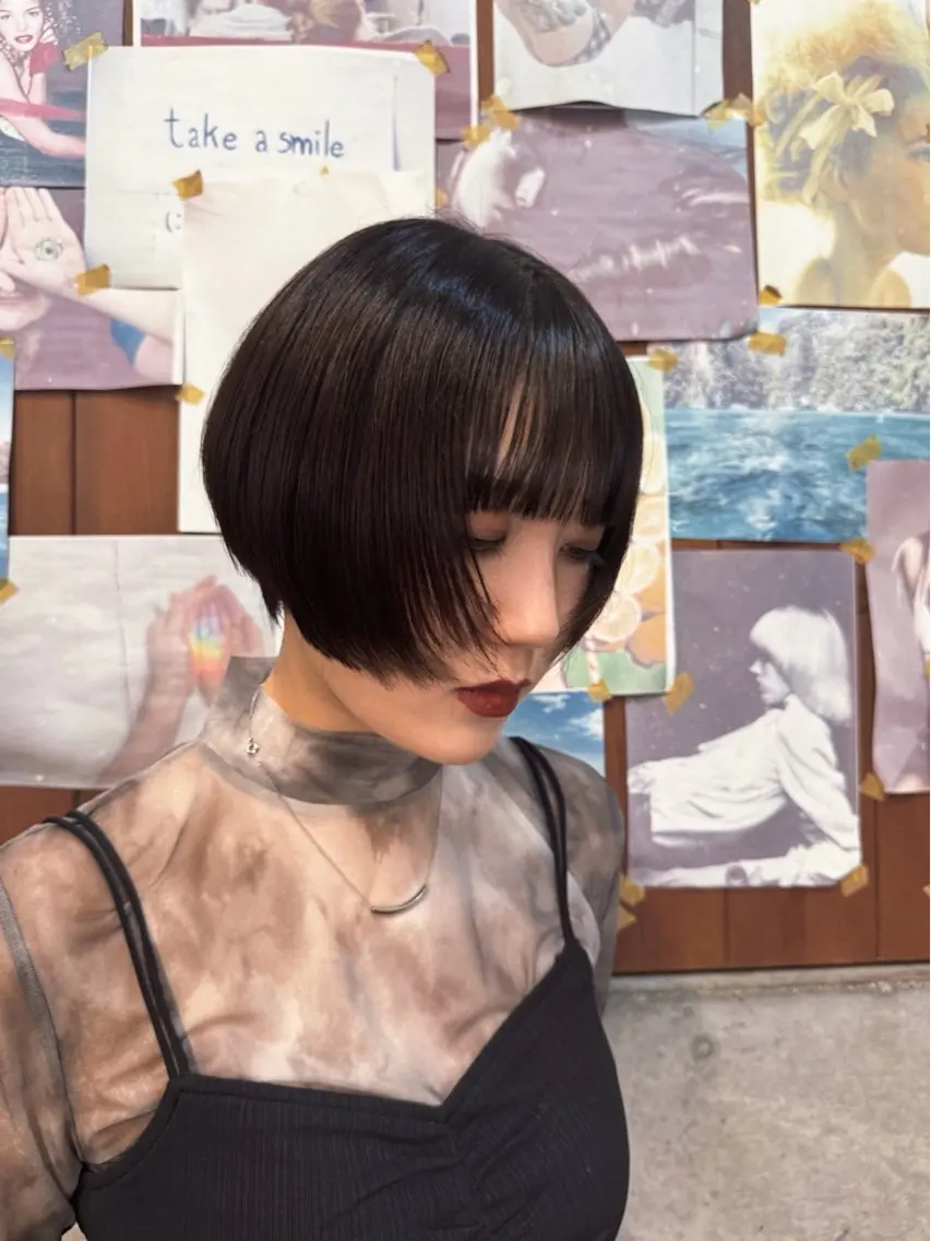 ショート 佐藤 百葉のヘアスタイル