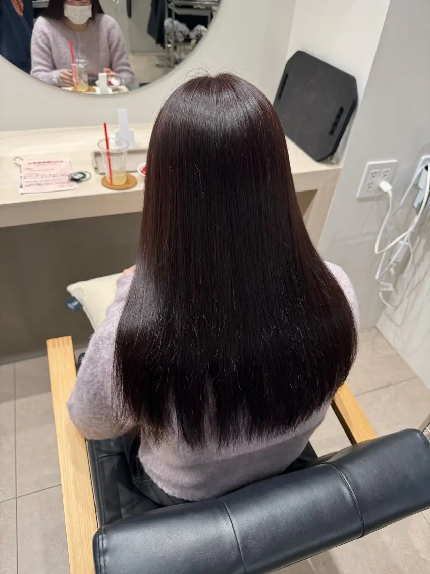カラー ラベンダーカラー 吉田 美咲のヘアスタイル