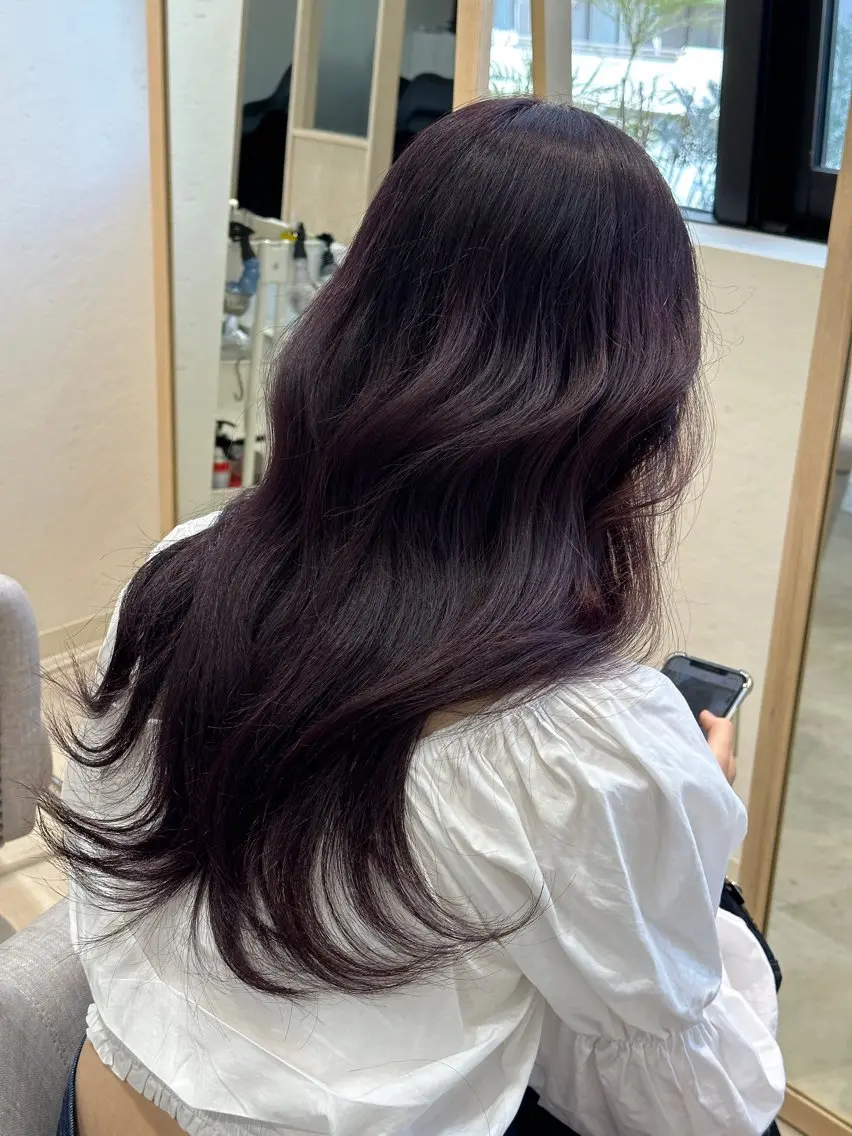 ロング レイヤーカット カットモデル募集 ミネのヘアスタイル