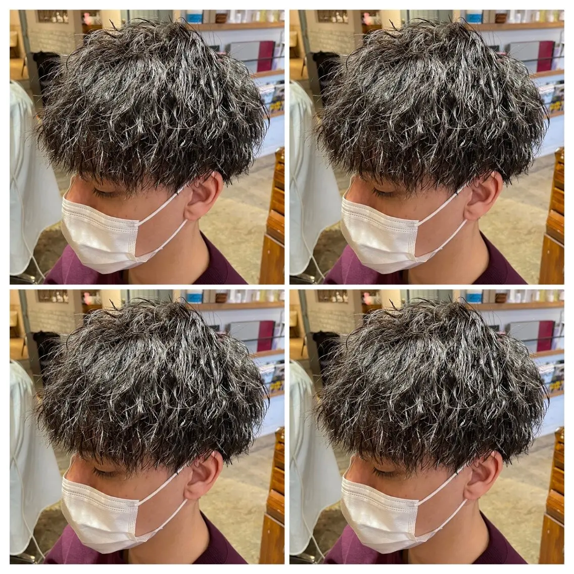 メンズカット➕パーマ➕トリートメント〖新宿/フェザーパーマ/ツイストスパイラル/波巻きスパイラル/スペインカール〗の写真