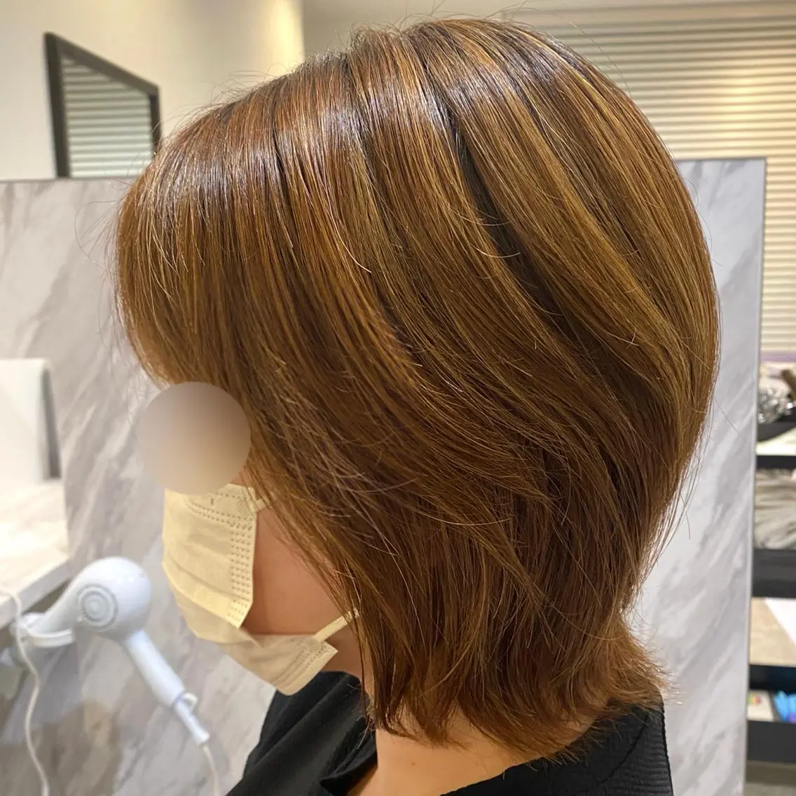 ミディアム さかい ゆかりのヘアスタイル
