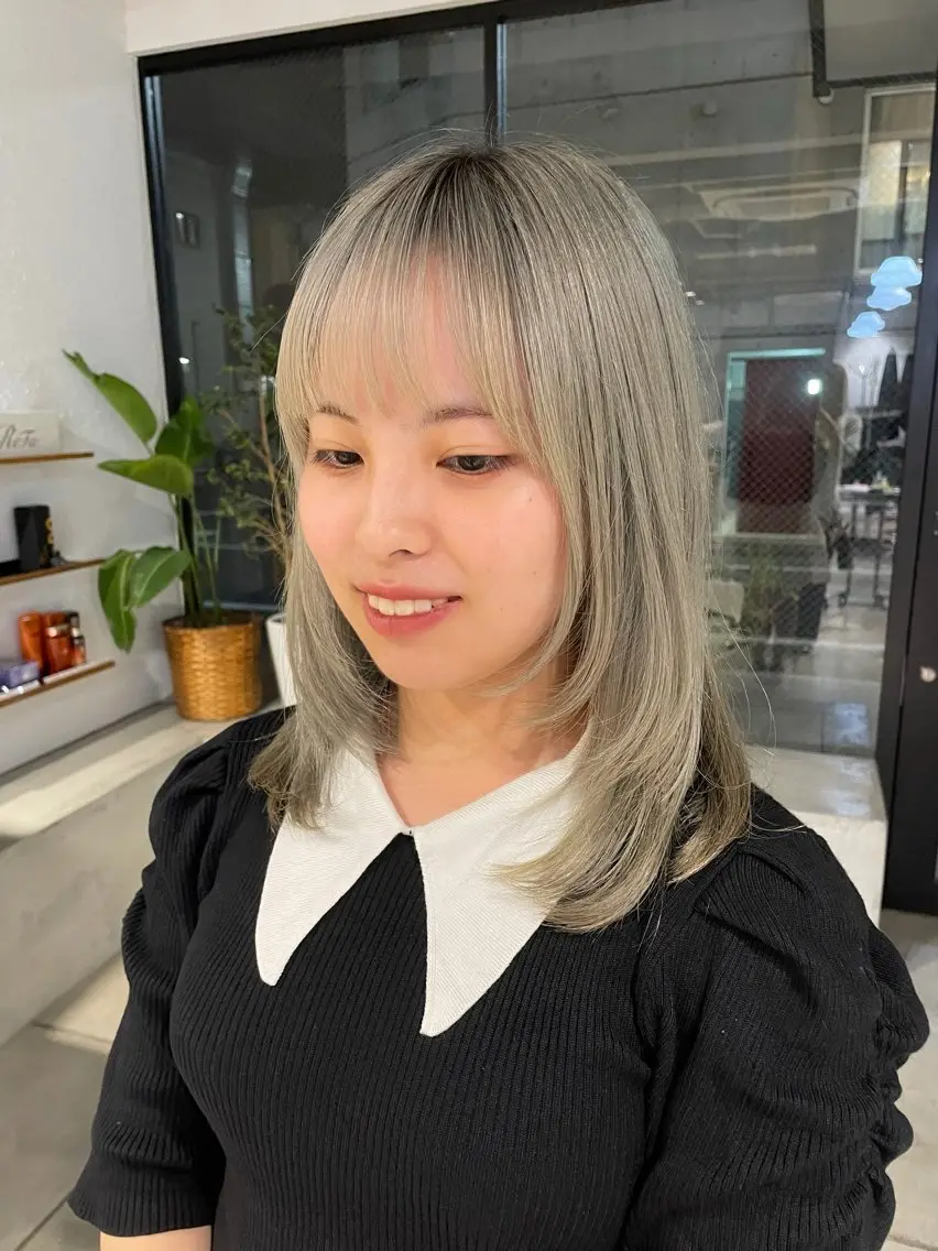 セミロング レイヤーカット ユウナ🎀レイヤー/ 暖色カラーのヘアスタイル