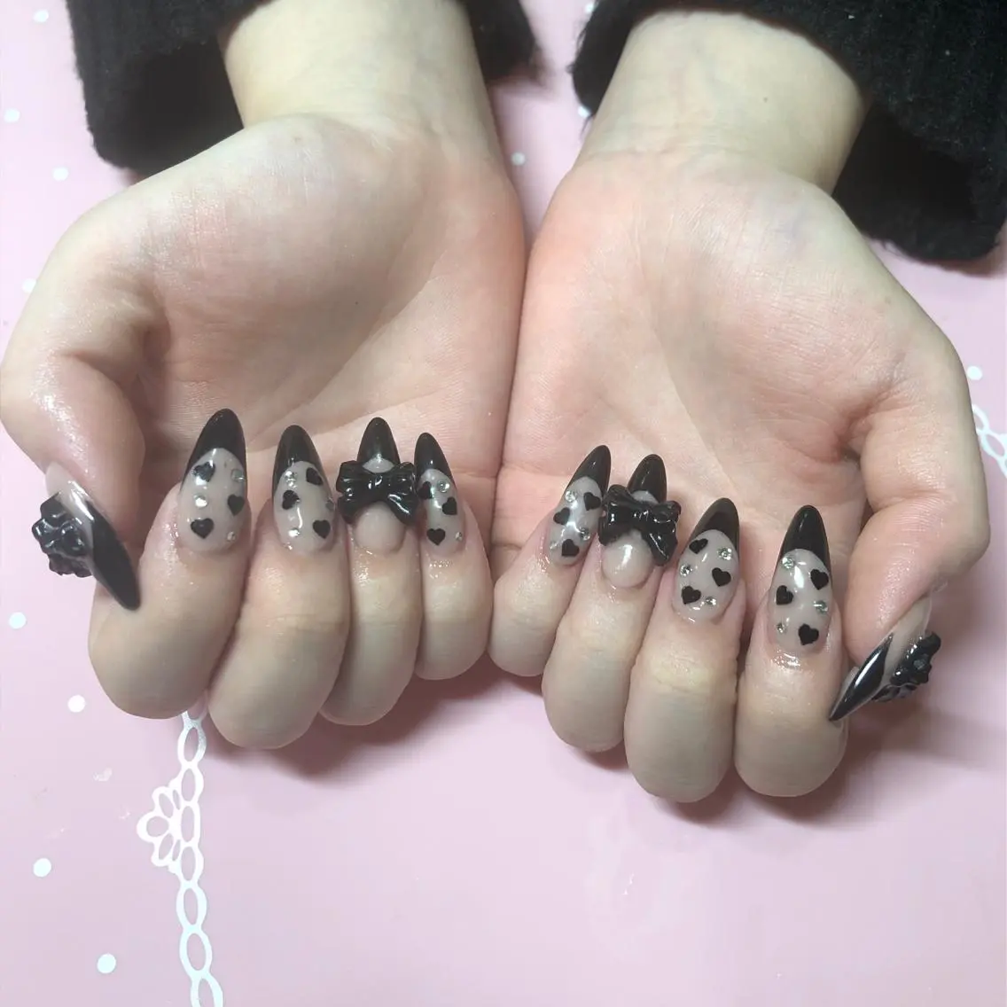 セミロング ネイル ハンドネイル 《LB》ラブリエ Nail&eyeのマツエク・マツパデザイン