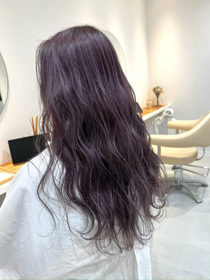 ロング カラー ヘアカラー トリートメント 重松 丈博のヘアスタイル