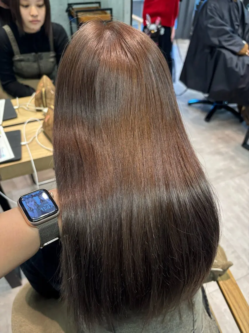 ロング PANOLA下北沢 中川夢菜のヘアスタイル