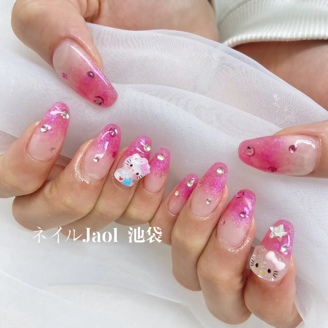 ミディアム ネイルJaol 池袋のネイルデザイン