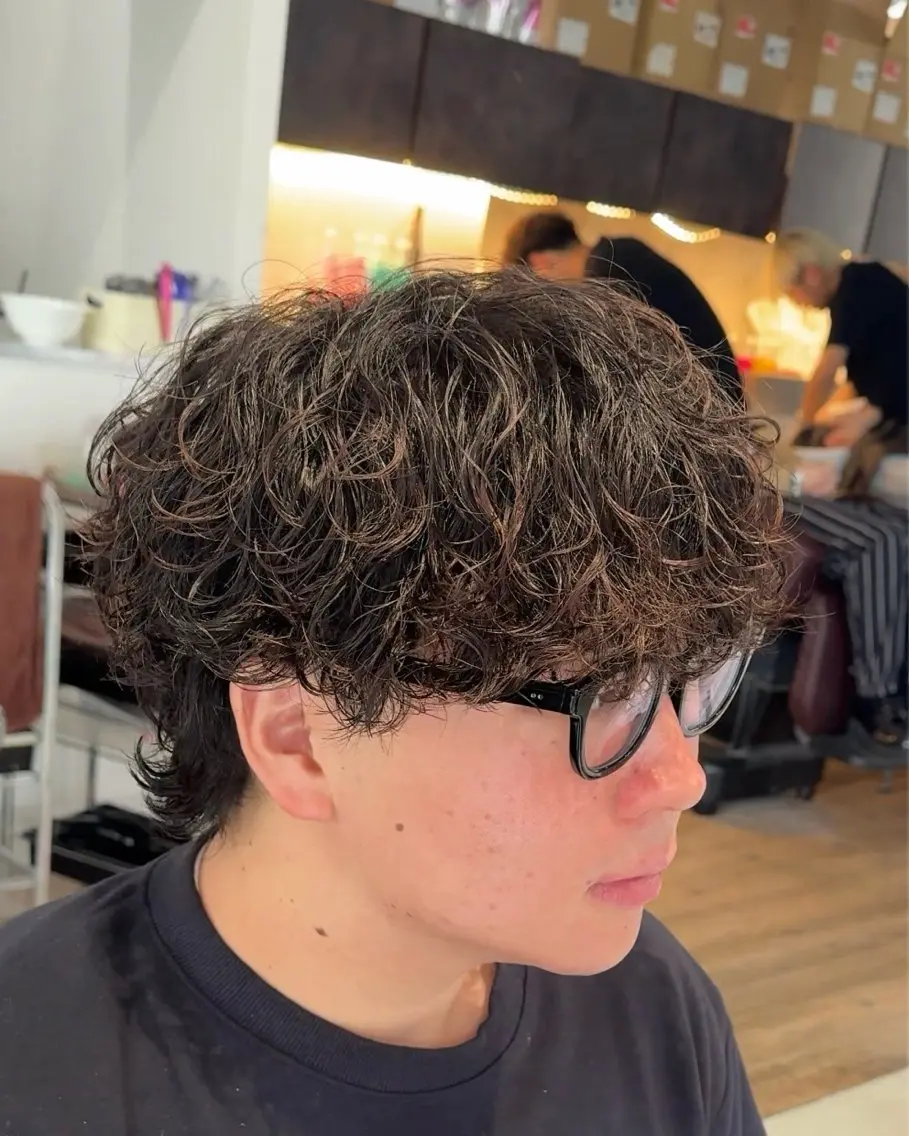 パーマ メンズ カット パーマ fifth 堀内新史のヘアスタイル