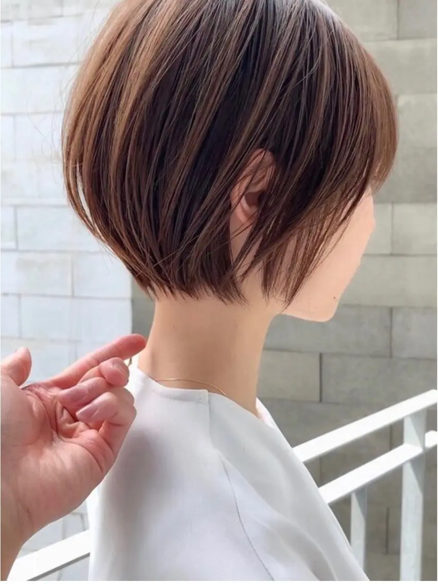 ショート パーマ VIEW EHIME 齋藤  あつきのヘアスタイル