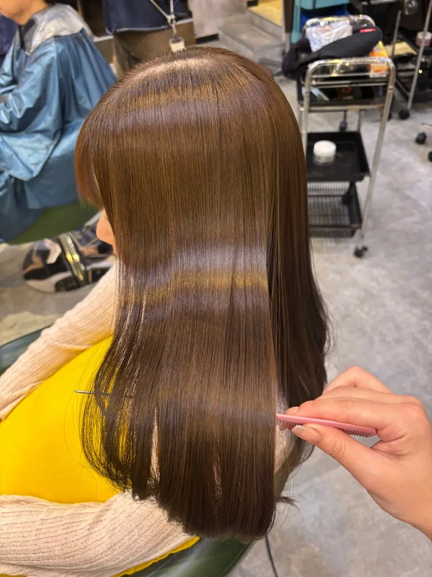 ロング カット 縮毛矯正 トリートメント 【縮毛矯正特化】 kyokaのヘアスタイル