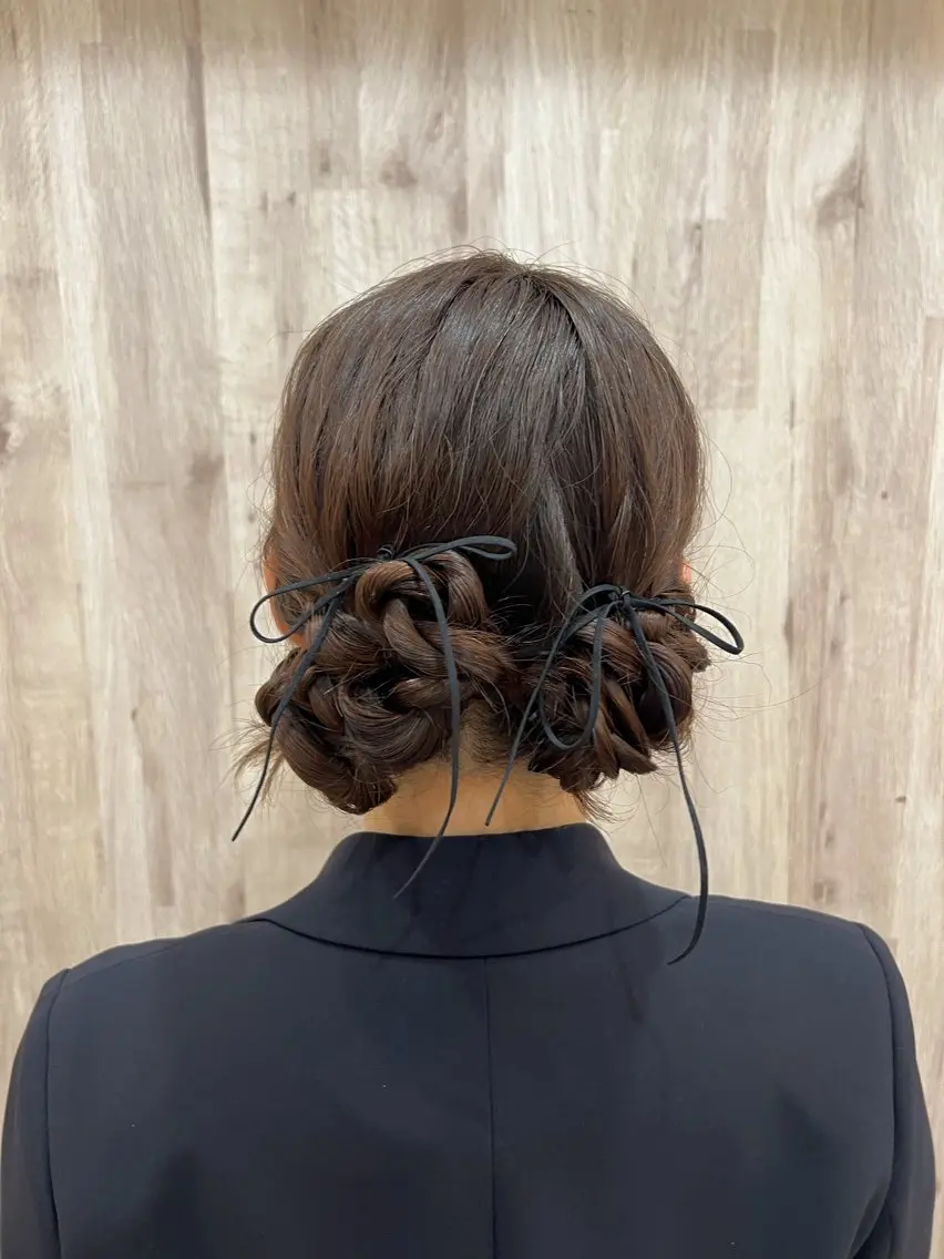 ヘアアレンジ ヘアセット ヘアメイクネイリスト hidemi中目黒のヘアスタイル