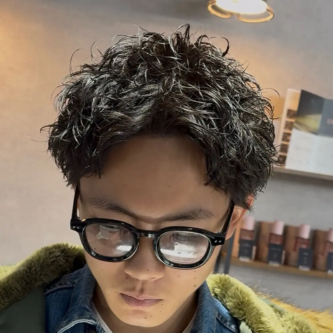 ショート カット パーマ ヘッドスパ ヘアセット パーマ指名率No1 メンズ特化ケイトのヘアスタイル