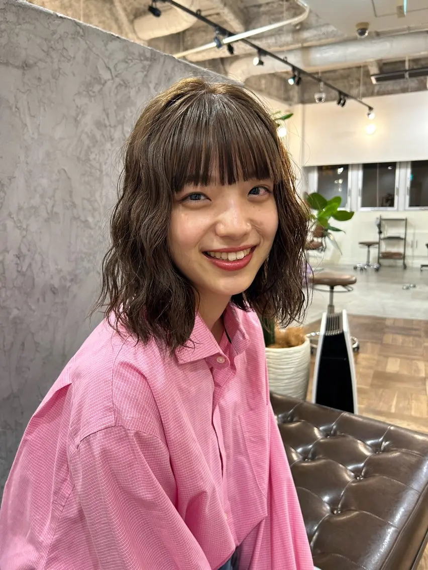 ミディアム 梅田/レディース パーマ/ひかる🩷のヘアスタイル